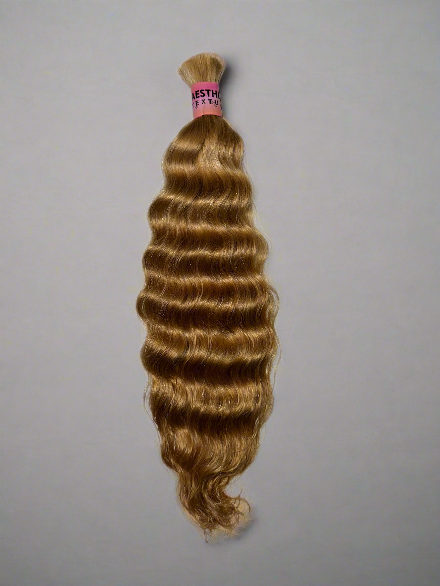 Honey Blonde Bulk Hair- #27