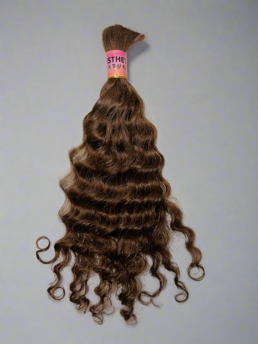 Medium Brown Bulk Hair- #4