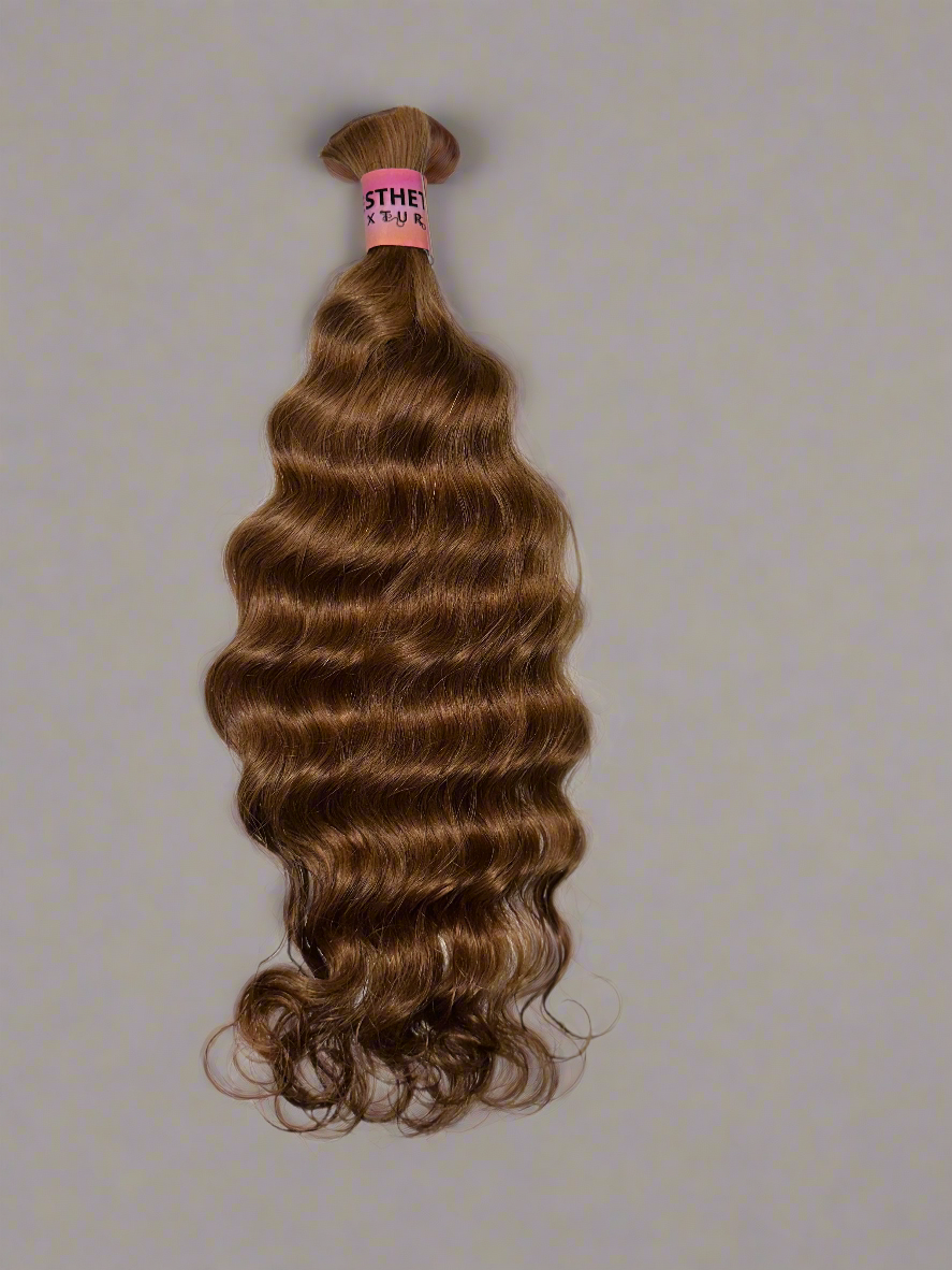 Light Auburn Bulk Hair- #30