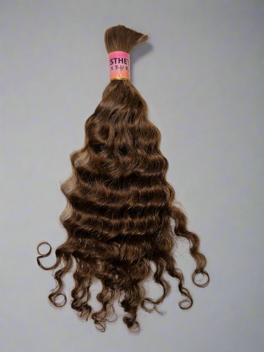 Medium Brown Bulk Hair- #4