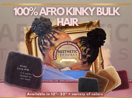 Bulk Kinky Curly Hair 3 Bundle Deal