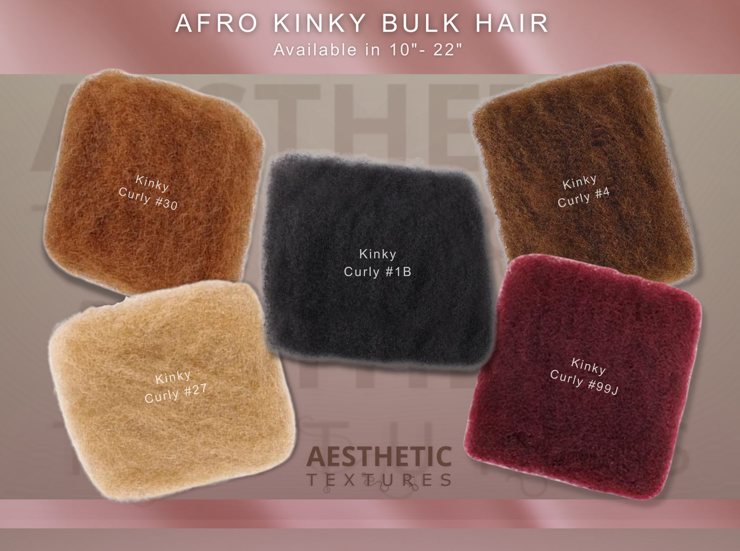 Bulk Kinky Curly Hair 3 Bundle Deal